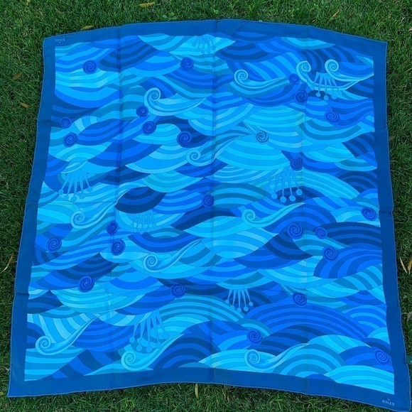 Authentic Rolex Silk Scarf | Made in France - Picture 5 of 5